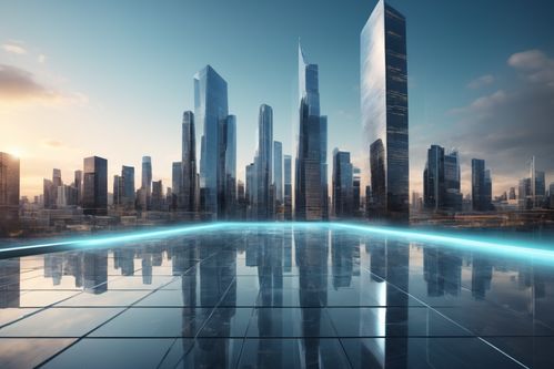 城市風(fēng)光房地產(chǎn)高樓大廈攝影圖 攝影