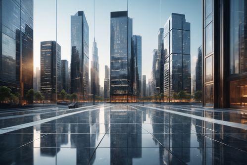 光影中的城市地標 房地產高樓大廈攝影藝術